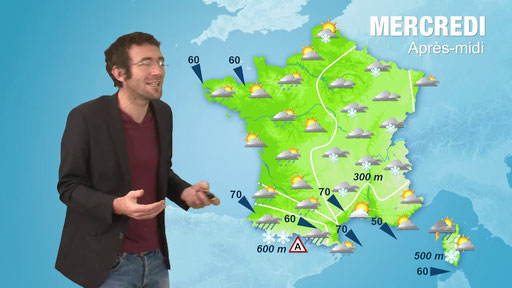 フランスの天気予報