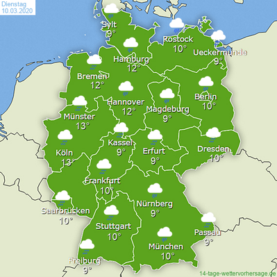 ドイツの天気予報