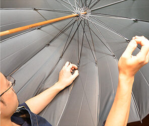 良い傘と永く一緒に　傘専門店ゆえのアフターサービス