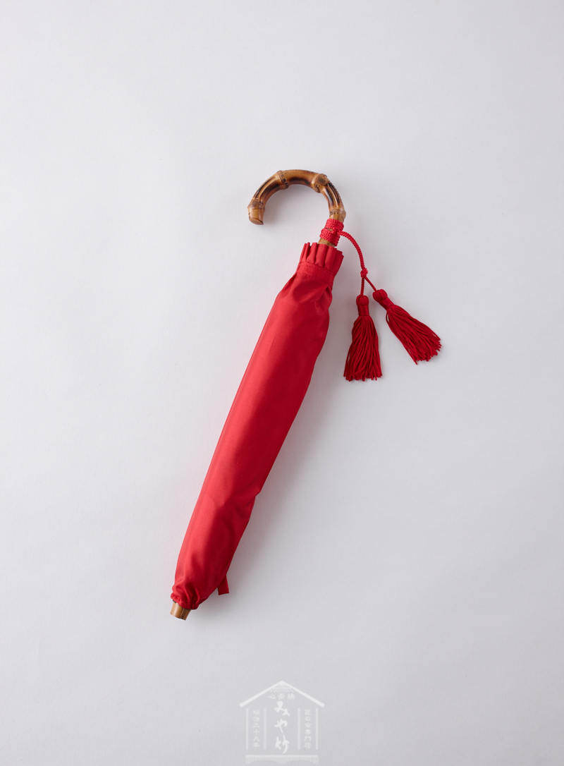 折畳】WAKAO ラミア（センチュリーレッド）*幸せの赤い傘 折畳み傘 傘 