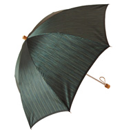 WAKAOシャイニートラッド(エメラルド)晴雨兼用折畳日傘